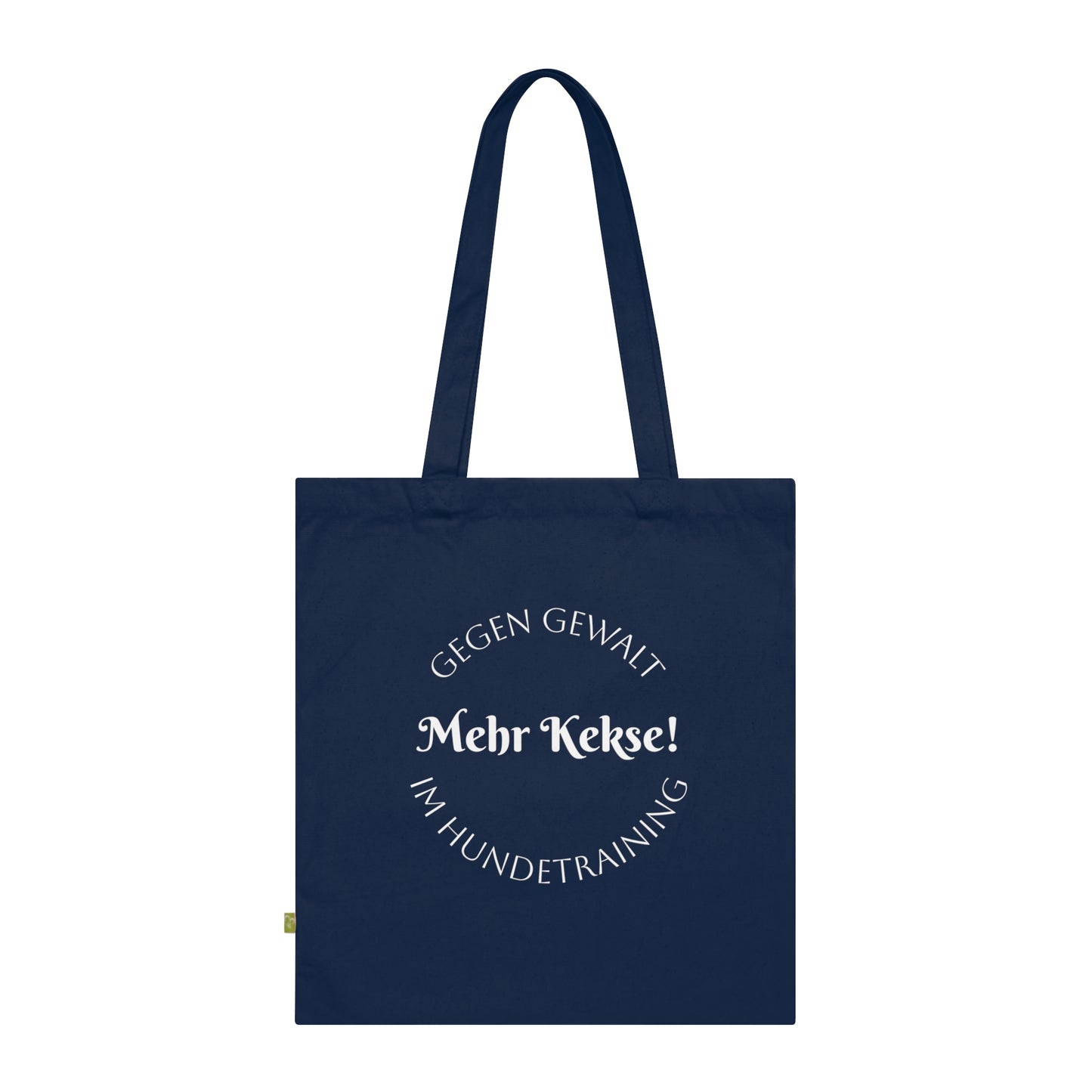 Baumwolltasche Mehr Kekse blau.