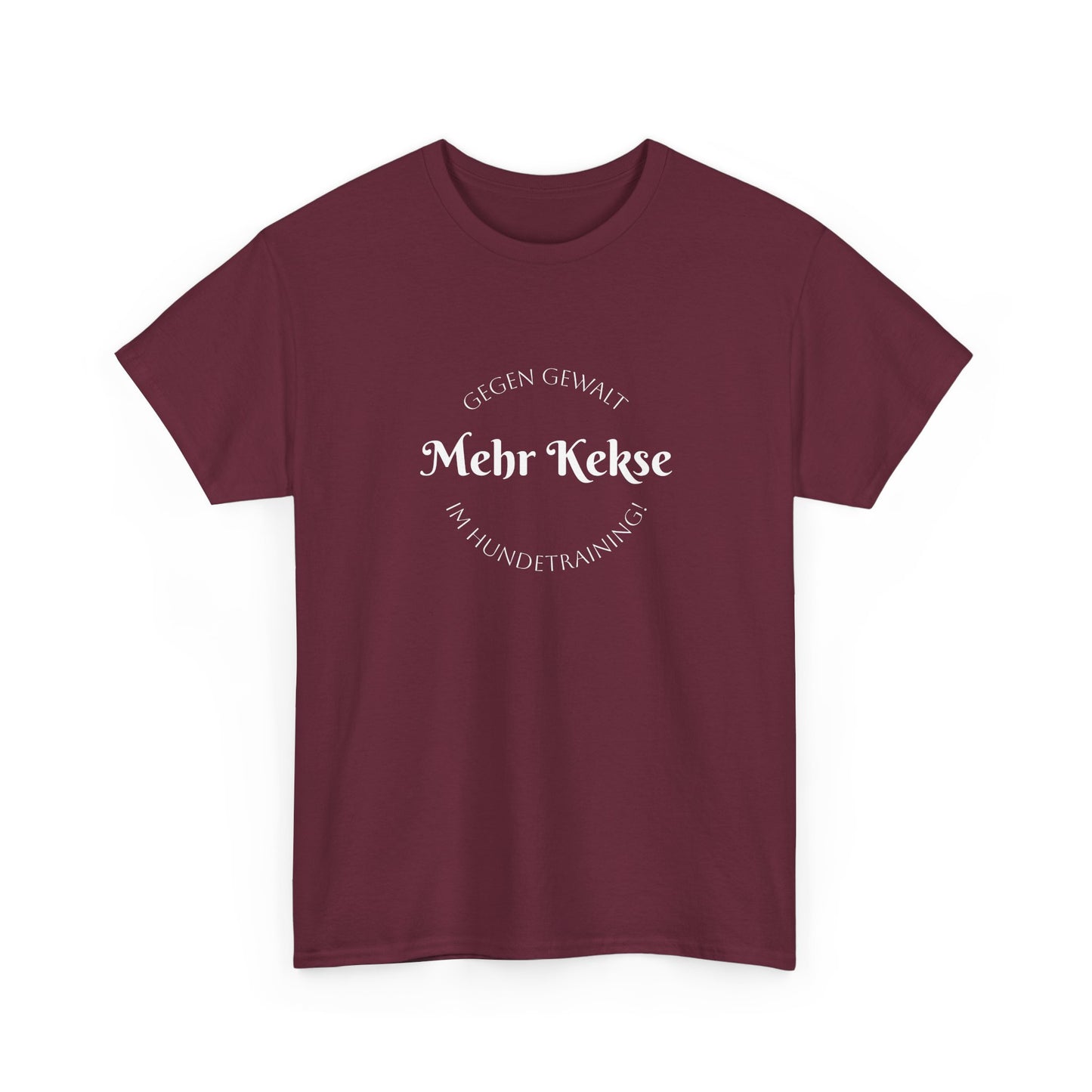 T-Shirt burgunderrot mehr Kekse