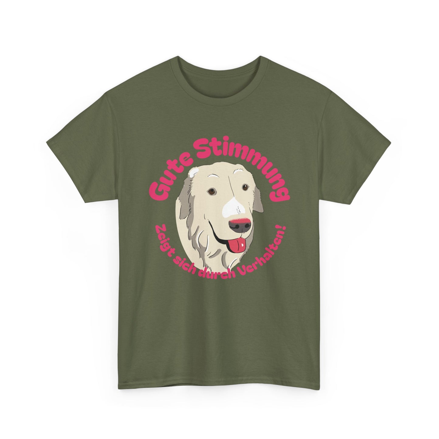 Golden Retriever T-Shirt – Hajo im Comic-Style | Positives Hundetraining