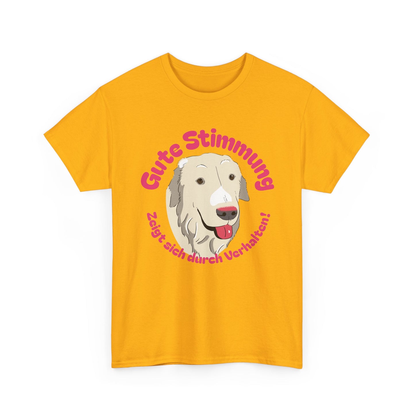 Golden Retriever T-Shirt – Hajo im Comic-Style | Positives Hundetraining